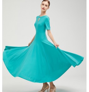 Women mint black ballroom dance dresses Female dance dance dress ballroom dance dress Waltz big skirt