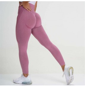 Women running fitness yoga tight pants Sports seamless yoga seamless pants