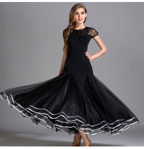 Women's ballroom dance dresses stage performance competition professional waltz tango dancing dresses