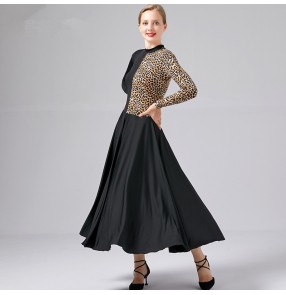 Women's ballroom dancing dresses stage performance waltz tango dancing dress