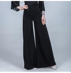 Women's ballroom dancing pants female latin dance swing trousers stage performance trousers