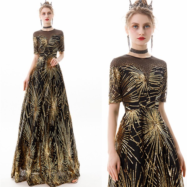 gold evening dresses for weddings