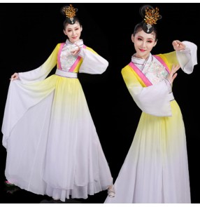 Women's chinese hanfu fairy anime drama cosplay dresses folk dance dresses classical traditional dance chinese dresses