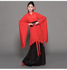 Women's chinese Hanfu traditional ancient princess dresses anime drama photos cosplay kimono dresses fairy dress