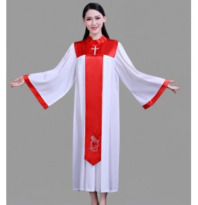Women's Christ Jesus  church choir dresses stage performance chorus dresses recite performing dresses