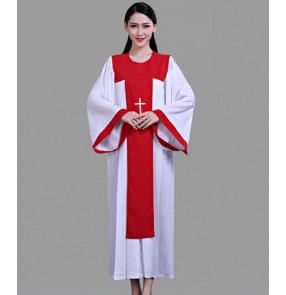 Women's Christian jesus church choir dresses christ church prayer robes chorus recite performing dresses