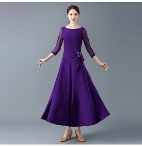 Women's competition professional ballroom dancing dresses stage performance waltz tango performance dresses