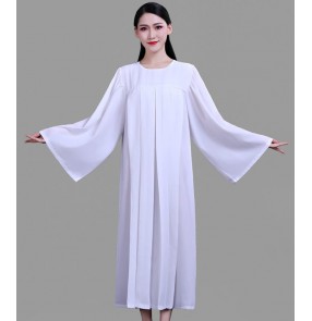 Women's European American church choir dresses church stage performance chorus recite dresses