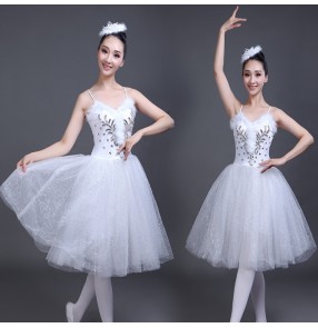 Women's girls modern dance ballet dresses stage performance competition ballet dance costumes