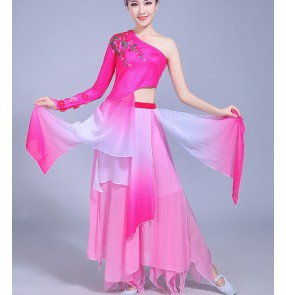 Women's Jasmine classical dance costumes Chinese folk dance costumes yangko umbrella dance dress