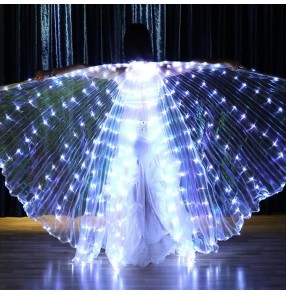 Women's led light belly dance wings belly dance props stage performance led light wings