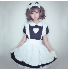 Women's night club maid temptation apron costumes anime drama Japanese style lady lingerie apron uniforms