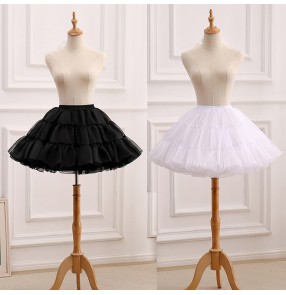 Women's petticoat ballet dresses Boneless soft gauze skirt Lolita short jk uniform party peformance dress under skirt for girls tutu skirt