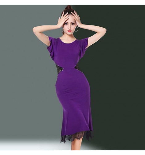 purple dress for women