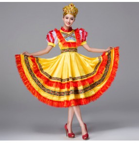 Women's Russian folk dance dresses international European palace stage performance drama film photos dance studio cosplay dresses