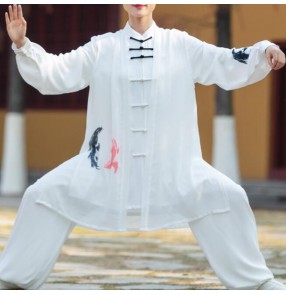 Women's tai-chi kungfu uniforms martial wushu fitness competition performance clothing