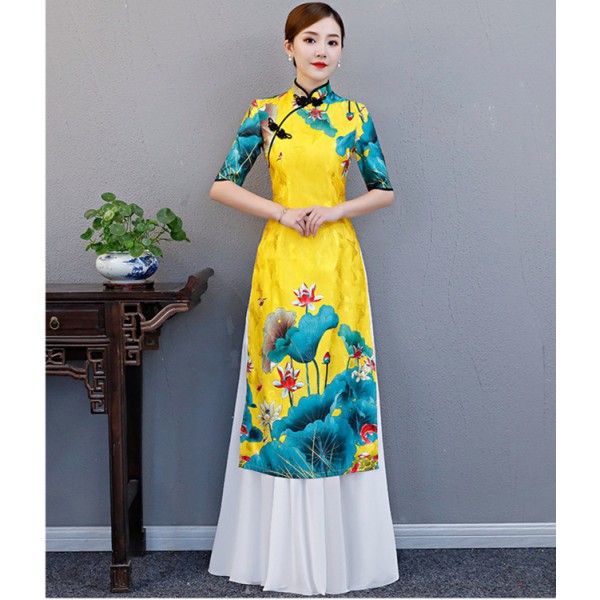 traditional yellow dresses