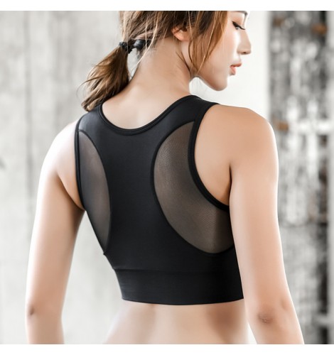  Womens High Impact Removable Pads Sports Bra