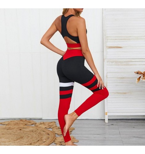 Yoga Dance Clothes Women s yoga gyms fitness tops and tight pants hip Buttocks exercises sports gyms quick drying suits