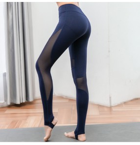 Women's Yoga pants female yoga capris pants tummy control active high waist fitness sports workout leggings pants