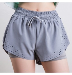 women yoga running training shorts double layer sports yoga fitness quick-drying gyms Aerobics exercises pants female